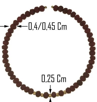 Bracciale Braccialetto Donna Rubini Semirigido Oro Giallo 18 Kt Carati Ct 750 - immagine 4