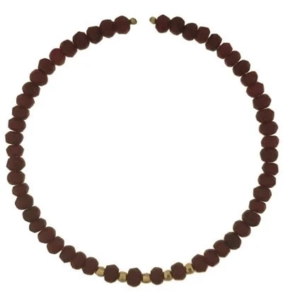 Bracciale Braccialetto Donna Rubini Semirigido Oro Giallo 18 Kt Carati Ct 750 - immagine 3