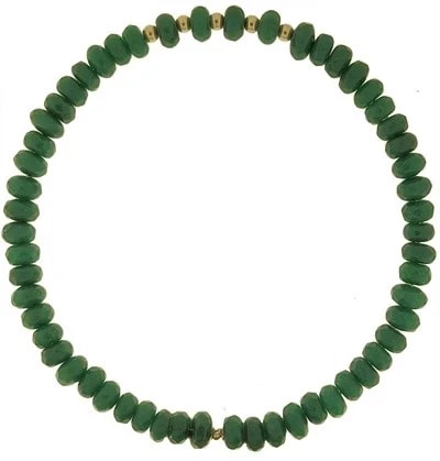 Bracciale Braccialetto Smeraldi Donna Semirigido Oro Giallo 18 Kt Carati Ct 750 - immagine 4