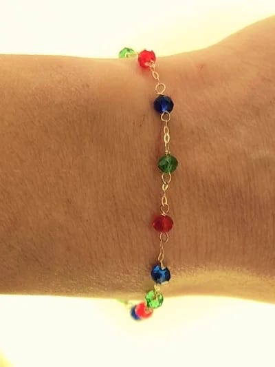 Bracciale Braccialetto Uomo Donna Oro Giallo 18 Kt Carati Ct 750