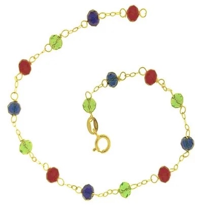 Bracciale Braccialetto Uomo Donna Oro Giallo 18 Kt Carati Ct 750 - immagine 2