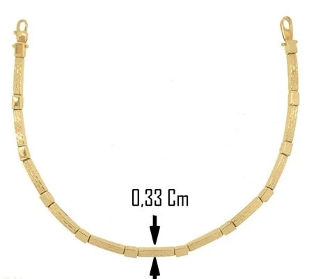 Bracciale Braccialetto Uomo Donna Unisex Oro Giallo 18 kt Carati Ct 750 7,30 Gr - immagine 2