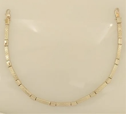 Bracciale Braccialetto Uomo Donna Unisex Oro Giallo 18 kt Carati Ct 750 7,30 Gr - immagine 3