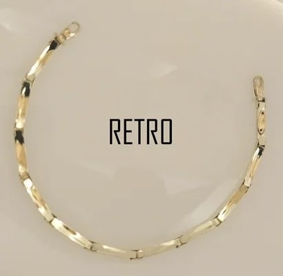 Bracciale Braccialetto Uomo Donna Unisex Oro Giallo 18 kt Carati Ct 750 7,30 Gr - immagine 4