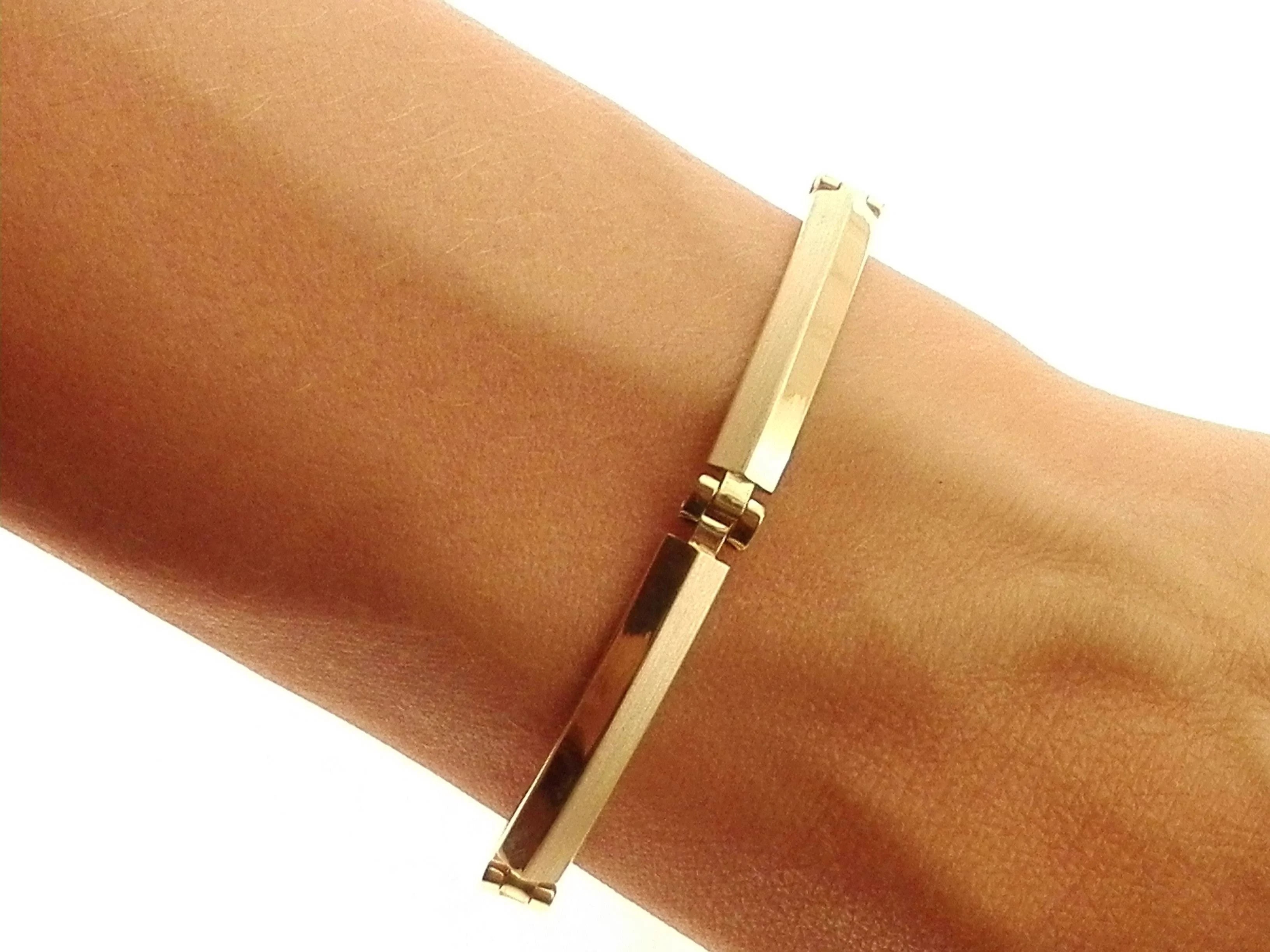 Bracciale Braccialetto Uomo Donna Unisex Oro Giallo 18 kt Carati Ct 750 8,60 gr - immagine 2