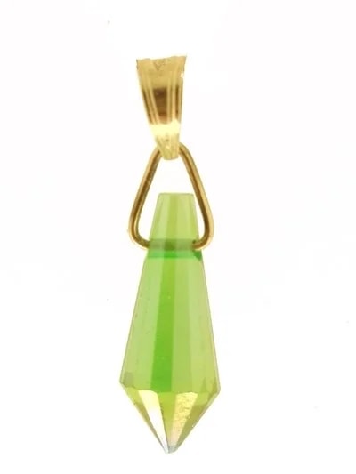 Ciondolo Pendente 7 colori oro Giallo Donna 18 Kt Carati Ct 750 0,7 Gr - immagine 5