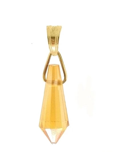 Ciondolo Pendente 7 colori oro Giallo Donna 18 Kt Carati Ct 750 0,7 Gr - immagine 6