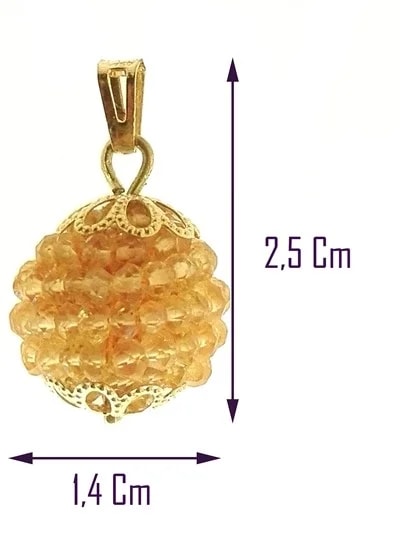 Ciondolo Pendente Donna Oro Giallo 18 Kt Carati Ct 750 2,35 Gr - immagine 2