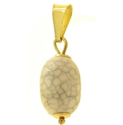Ciondolo Pendente Donna Ragazza Oro Giallo 18 Kt Carati Ct 750 0,65 Gr