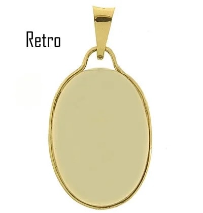 Ciondolo Pendente Opale Bianco Donna Oro Giallo 18 Kt Carati Ct 750 2.50 Gr - immagine 3
