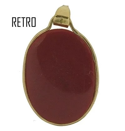 Ciondolo Pendente Oro Giallo 18 Kt Carati Ct 750 Gr 1,10 Cameo Cammeo Gotico - immagine 3
