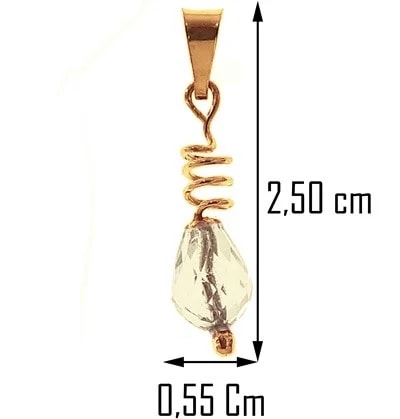 Ciondolo Pendente Punto Luce Donna Oro Giallo 18 Kt Carati Ct 750 0,90 Gr - immagine 2