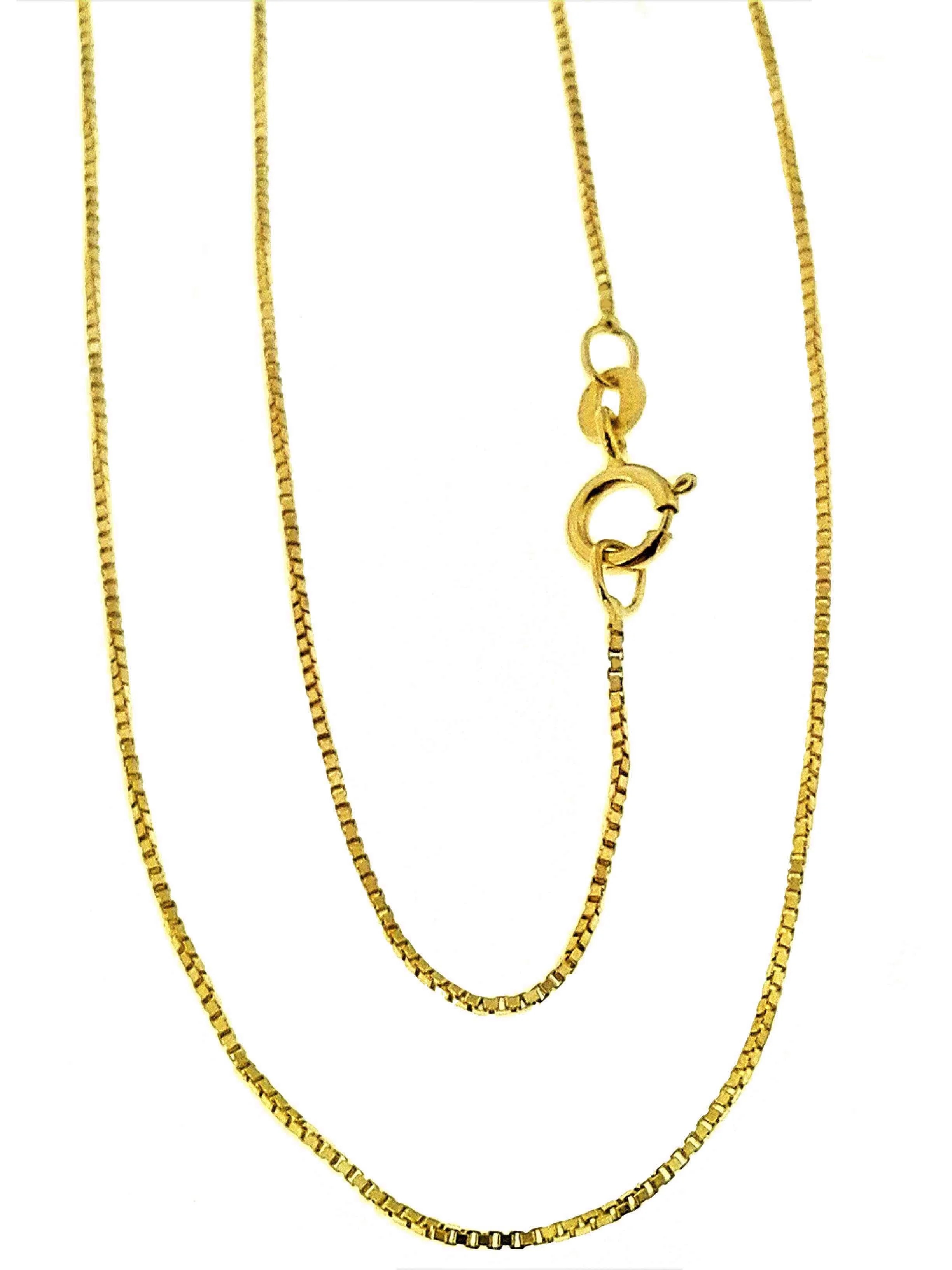 Collana 50Cm Catenina Veneziana Oro Giallo 18 Kt Carati Ct 750 1,20 Gr Uomo Donna - immagine 2