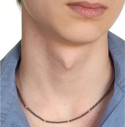 Collana Catena Catenina 50 Cm Uomo Donna Oro Giallo 18 KT Carati Ct 750 6,5 gr