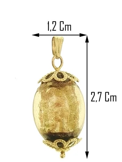 Collana Catena Cristallo Oro Donna Oro Giallo 18 kt Carati Ct 750 4,10 Gr - immagine 3