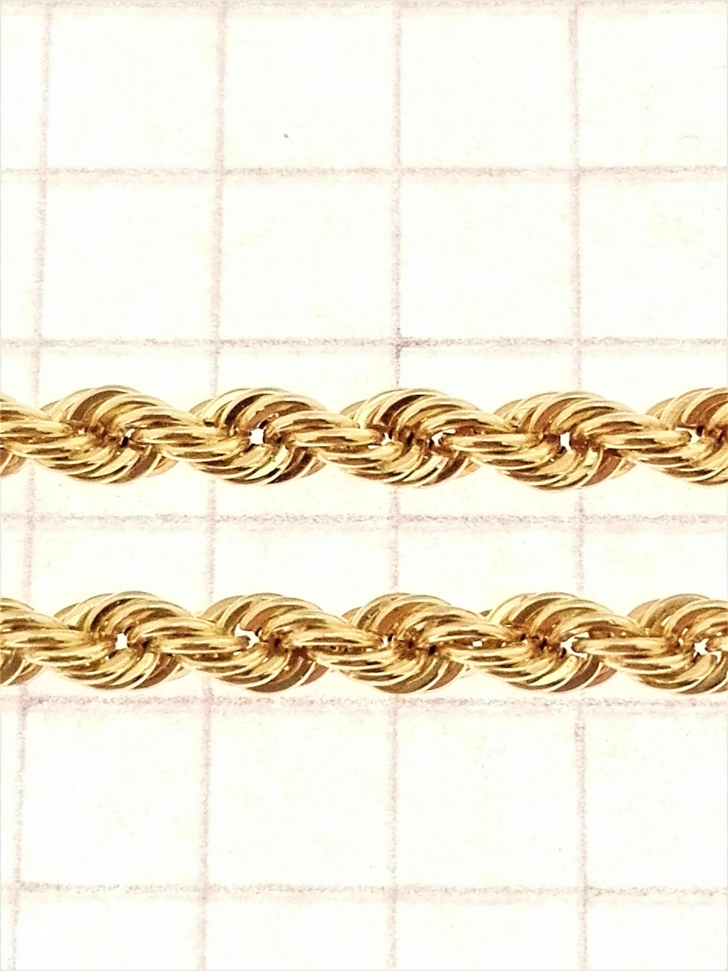 Collana Catenina Oro Giallo 18 kt Carati Ct 750 Girocollo Funetta Corda 3,80 Gr 47 Cm - immagine 3