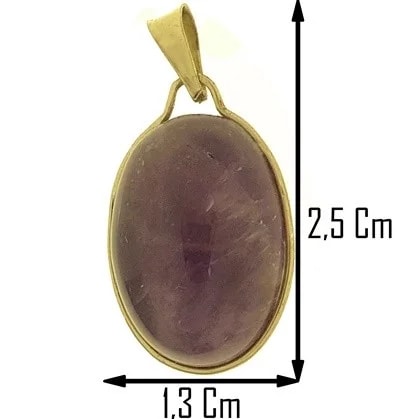 Collana Catenina Pendente Cabochon Donna Oro Giallo 18 Kt Carati Ct 750 3,20 Gr - immagine 3