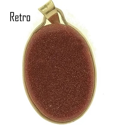 Collana Catenina Pendente Cabochon Donna Oro Giallo 18 Kt Carati Ct 750 3,4 Gr - immagine 4