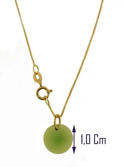 Collana della Fortuna In oro Giallo Donna 18 Kt Carati Ct 750 1,10Gr