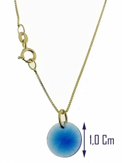 Collana della Fortuna In oro Giallo Donna 18 Kt Carati Ct 750 1,10Gr - immagine 5