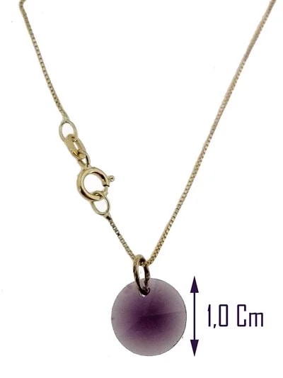 Collana della Fortuna In oro Giallo Donna 18 Kt Carati Ct 750 1,10Gr - immagine 6
