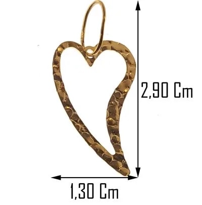 Collana Catenina Pendente Cuore Donna Oro Giallo 18 Kt Carati 750 1,30 Gr - immagine 3