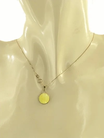 Collana Catenina Pendente Donna Oro Giallo 18 Kt Carati 750 2,10 Gr
