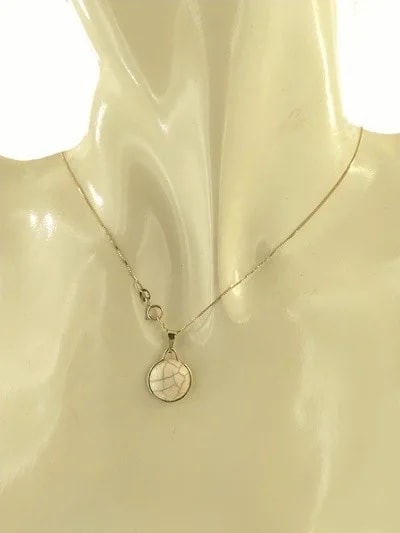 Collana Catenina Pendente Donna Oro Giallo 18 Kt Carati 750 1,80 Gr