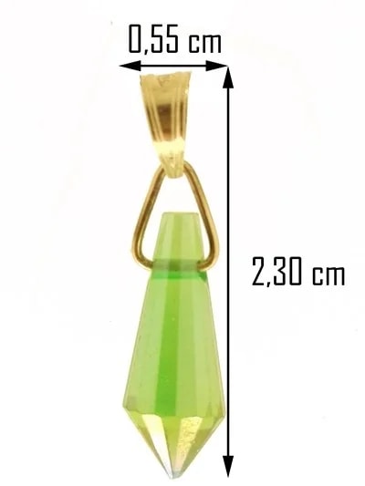 Collana Catenina Pendente Prisma 7 Colori Oro Giallo Donna 18 Kt Carati Ct 750 - immagine 8