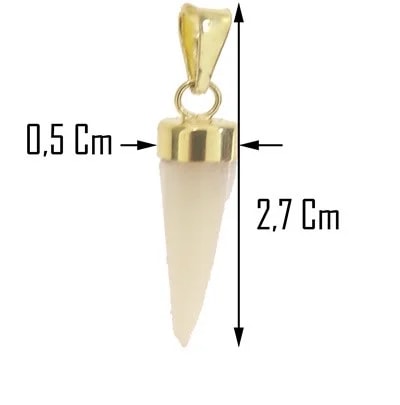 Collana Catenina Unisex Cornetto Uomo Donna Oro Giallo 18 Kt Ct Carati 750 1,65 Gr - immagine 3