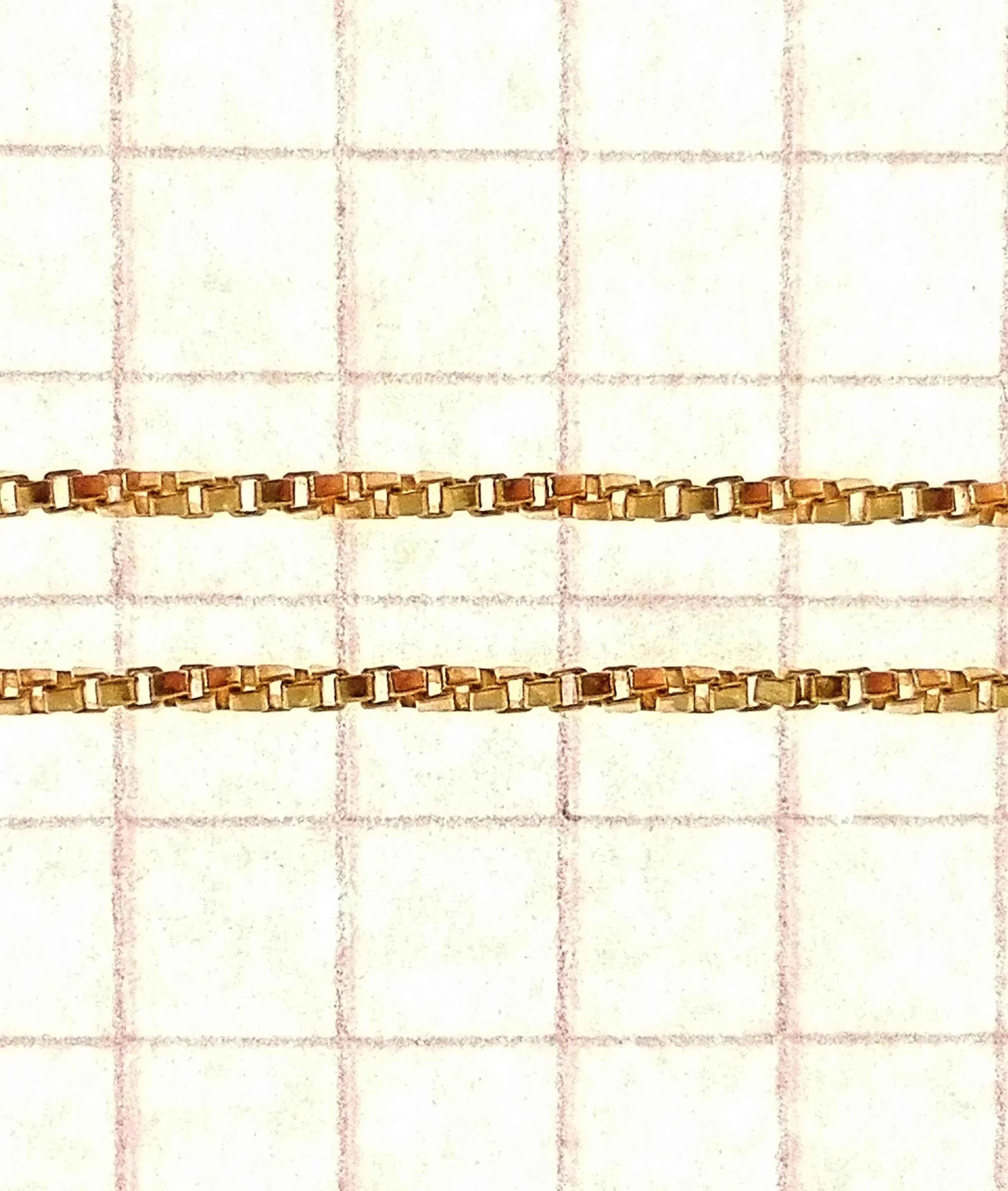Collana Catenina Veneziana ad elica Oro Giallo 18 Kt Carati Ct 750 3,6gr Uomo Donna 47 Cm - immagine 3