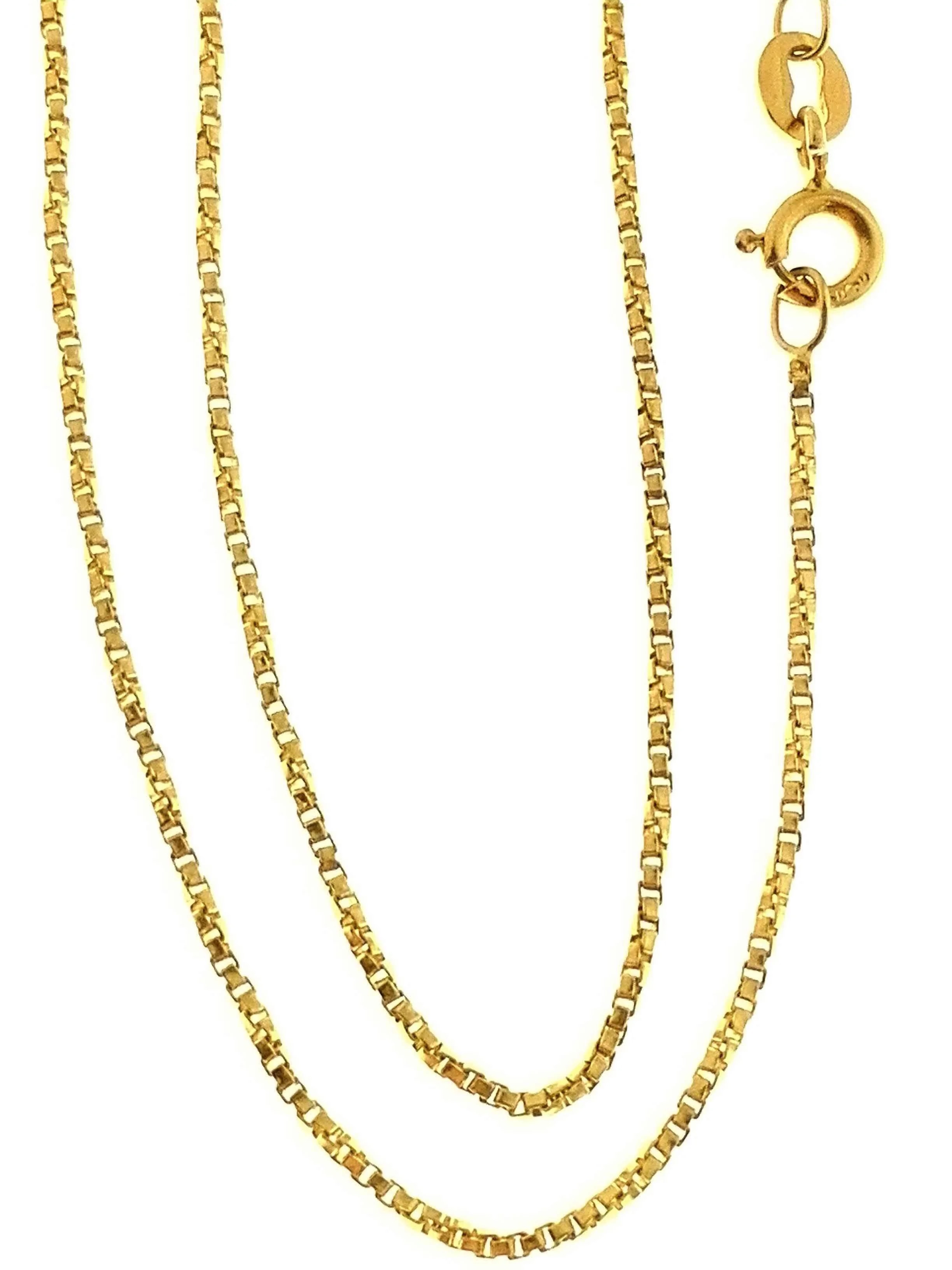 Collana Catenina Veneziana ad elica Oro Giallo 18 Kt Carati Ct 750 3,6gr Uomo Donna 47 Cm - immagine 2