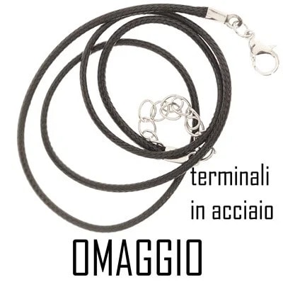 Collana Ciondolo Pendente Albero della Vita unisex Oro Giallo 18 Kt Carati 750 - immagine 4