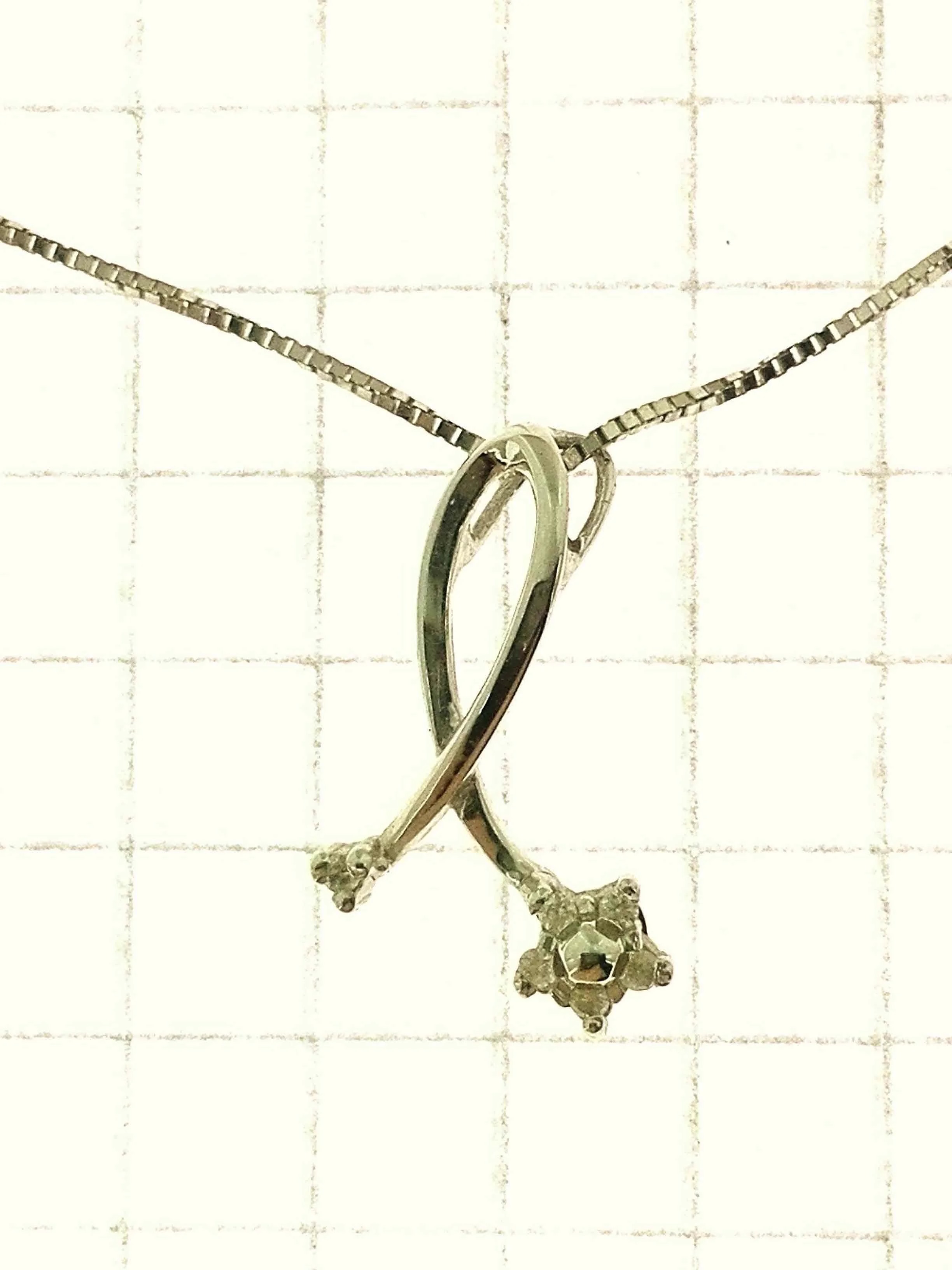 Collana Donna Diamanti Oro Bianco 18 kt Carati 750 COMETE GIOIELLI glb 464 - immagine 3