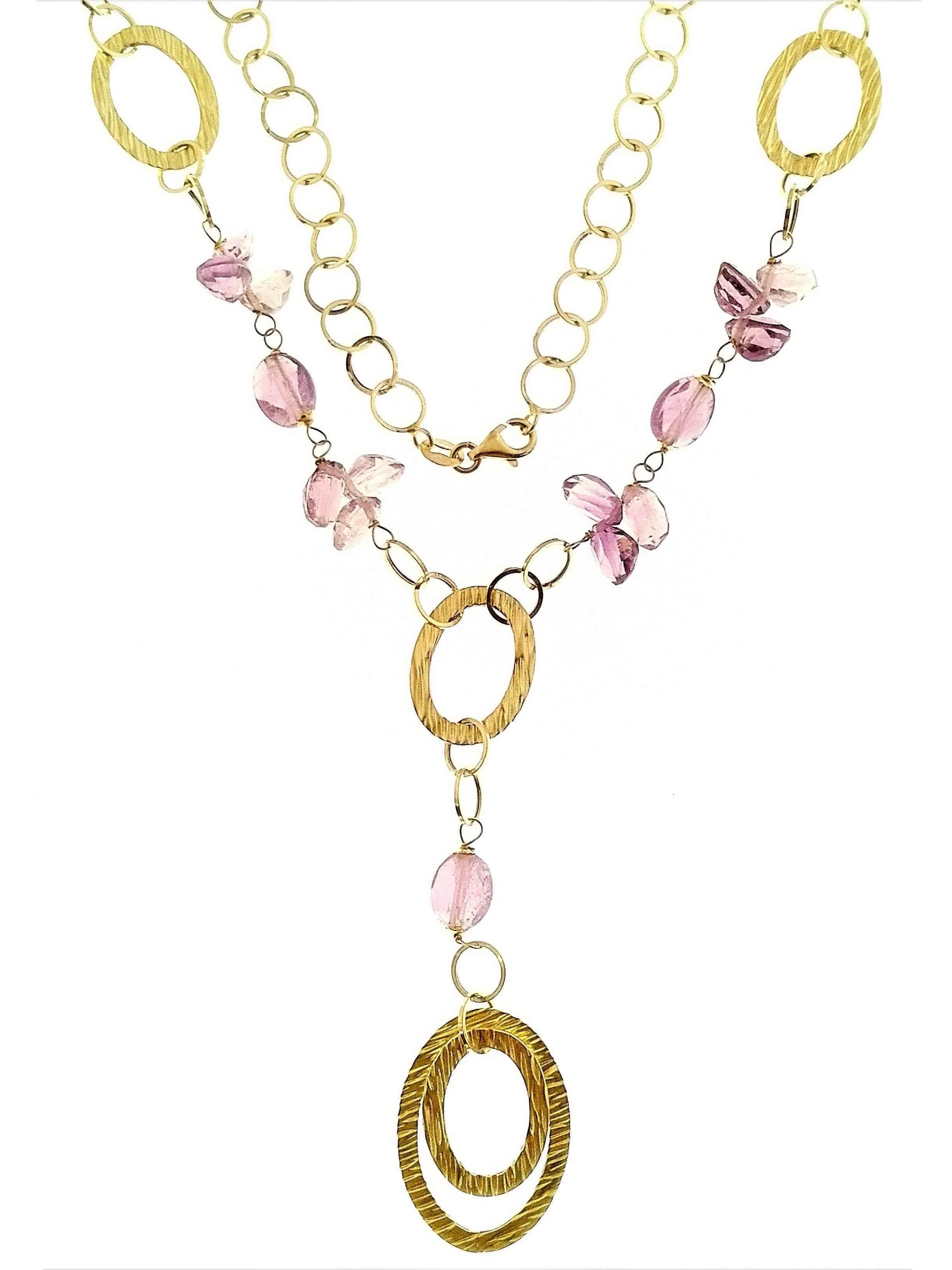 Collana Girocollo Collier Donna Oro Giallo 18 KT Carati Ct 750 7,60 Gr - immagine 3