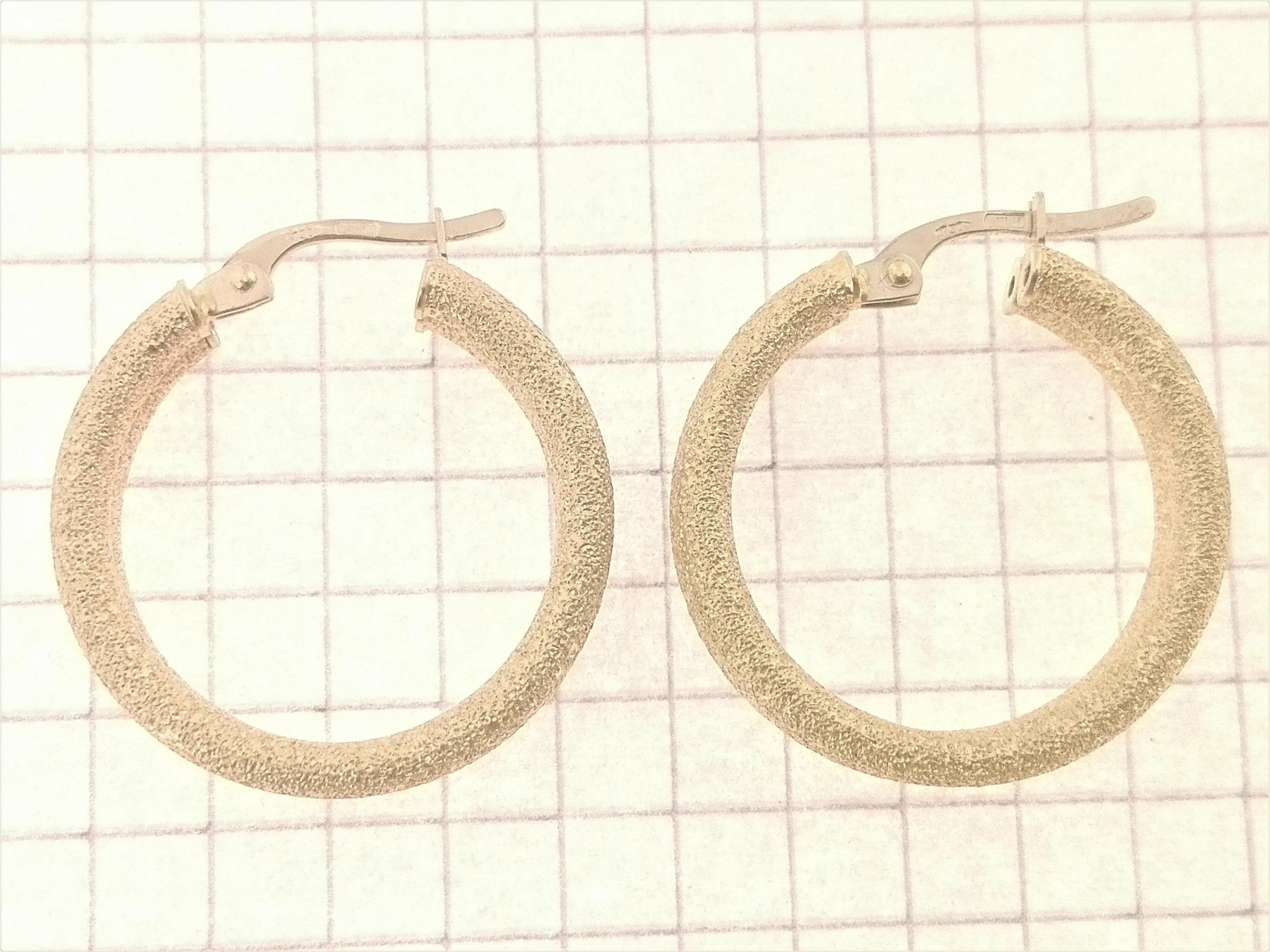 Orecchini Donna Doppio Cerchio Cerchi Oro Giallo 18 kt Carati Ct 750 3,30 Gr - immagine 3