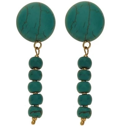 Orecchini Donna Pendenti Oro Giallo 18 kt Carati Ct 750 7,0 Gr - immagine 3