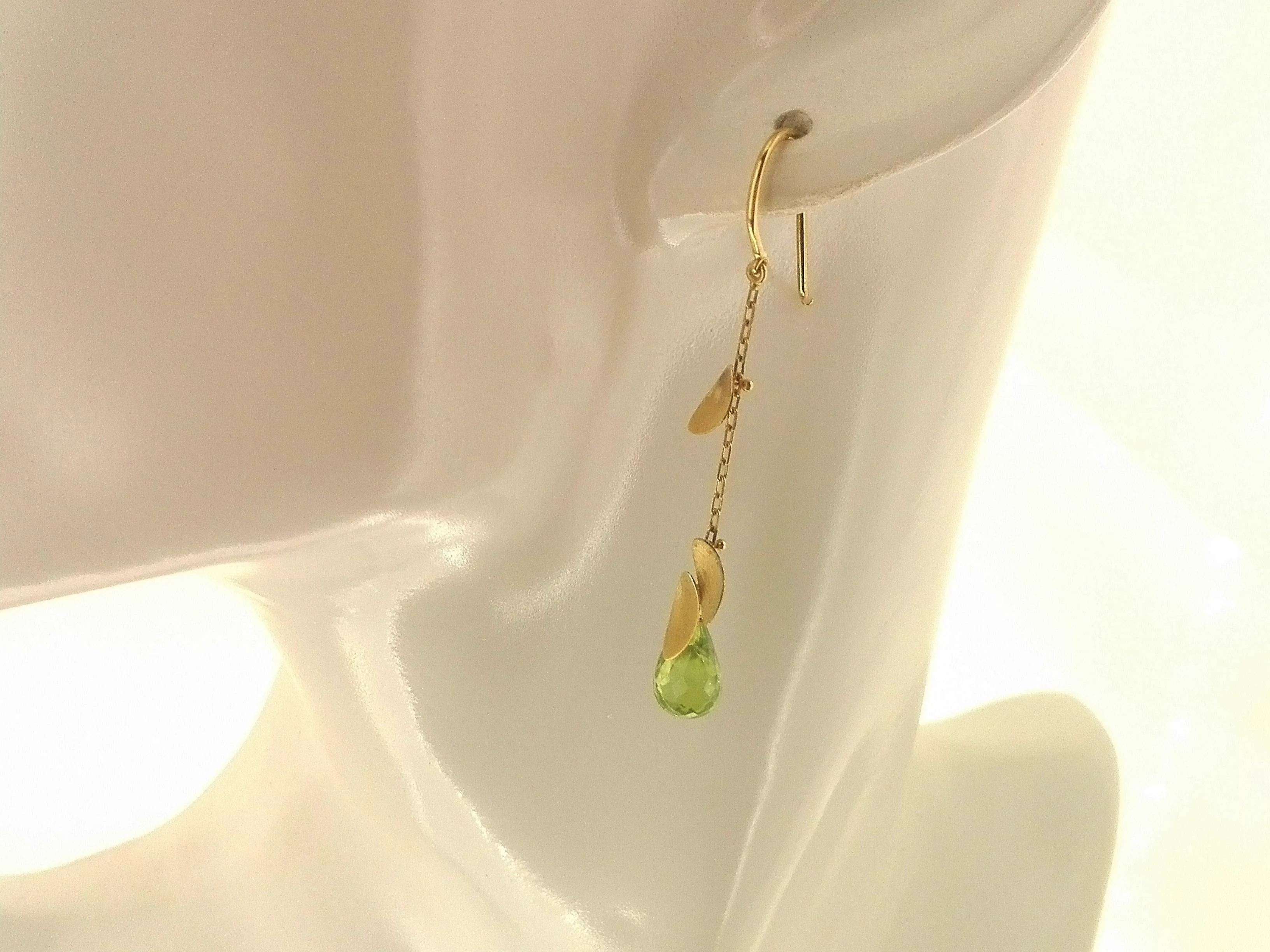 Orecchini Donna Pendenti Oro Giallo 18 kt Carati Ct 750 COMETE GIOIELLI - immagine 2