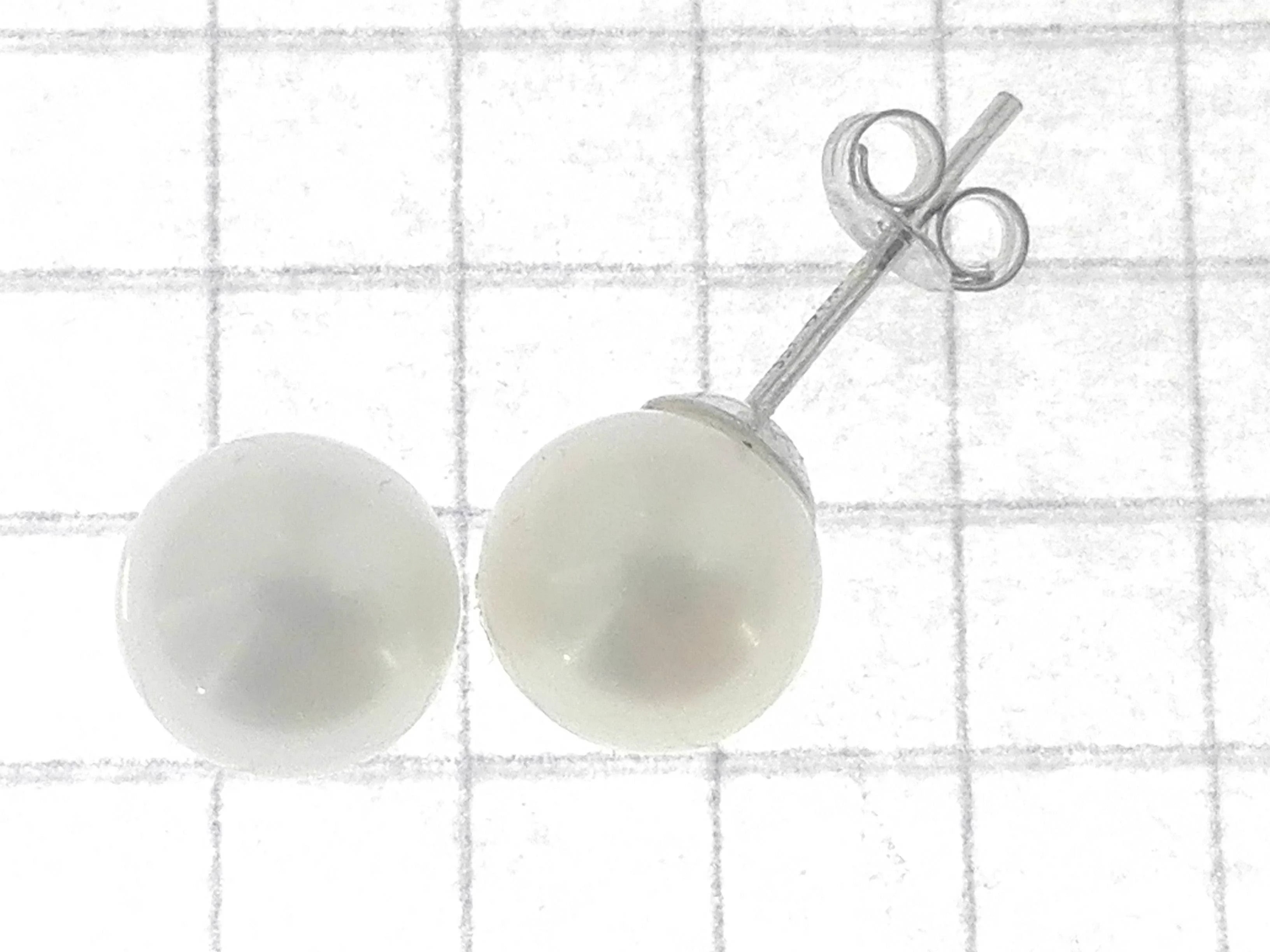Orecchini Donna Perle Oro Bianco 18 kt Carati Ct 750 1,15 Gr - immagine 3