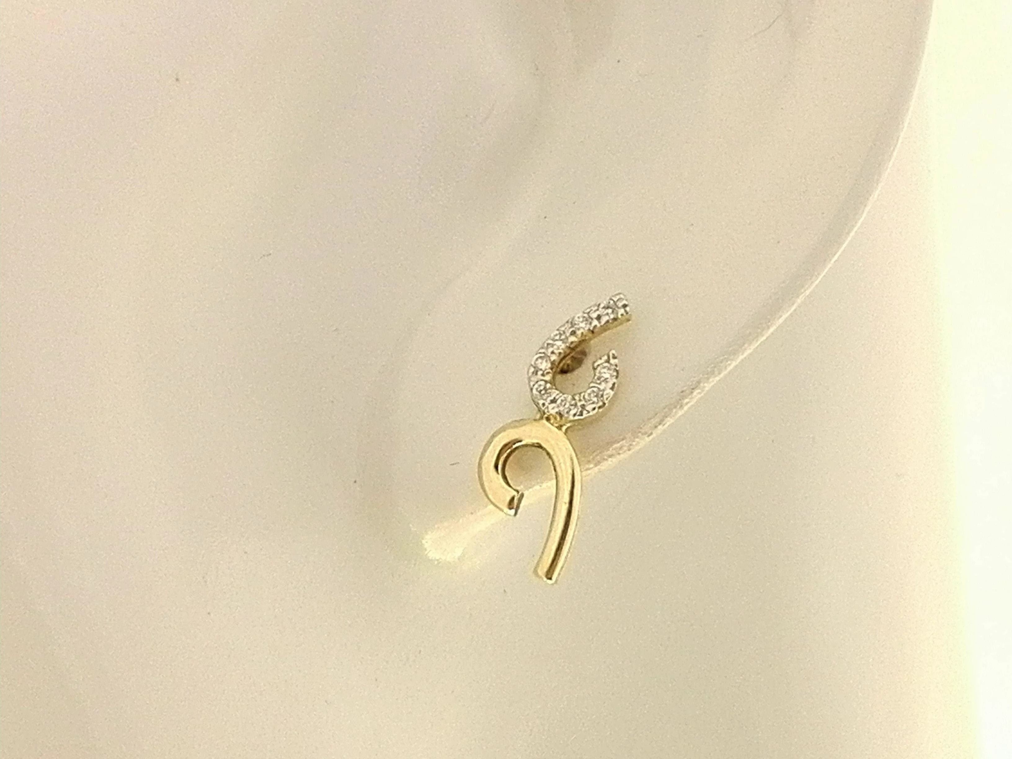 Orecchini Donna Oro Giallo 18 kt Carati Ct 750 2,35 Gr Zirconi - immagine 2