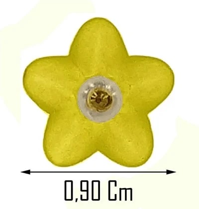 Orecchini Perle Bimba Bambina oro Giallo 18 Kt Carati Ct 750 0,65 Gr Otto Colori - immagine 3