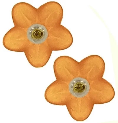 Orecchini Perle Bimba Bambina oro Giallo 18 Kt Carati Ct 750 0,65 Gr Otto Colori - immagine 10