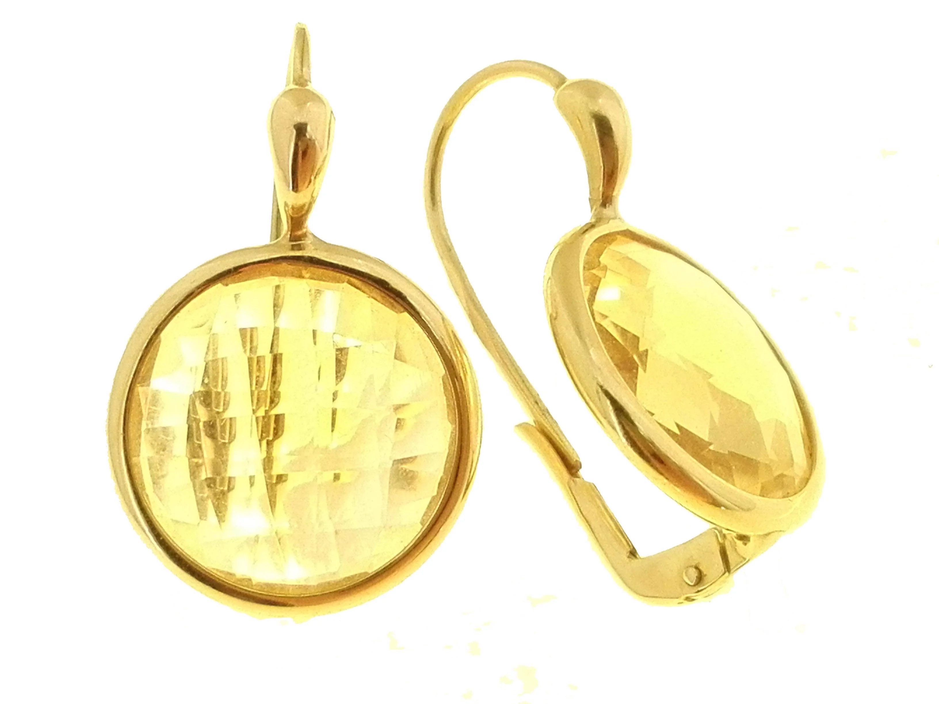Orecchini Monachella Monachina Donna Oro Giallo 18 kt Carati Ct 750 7,50 Gr