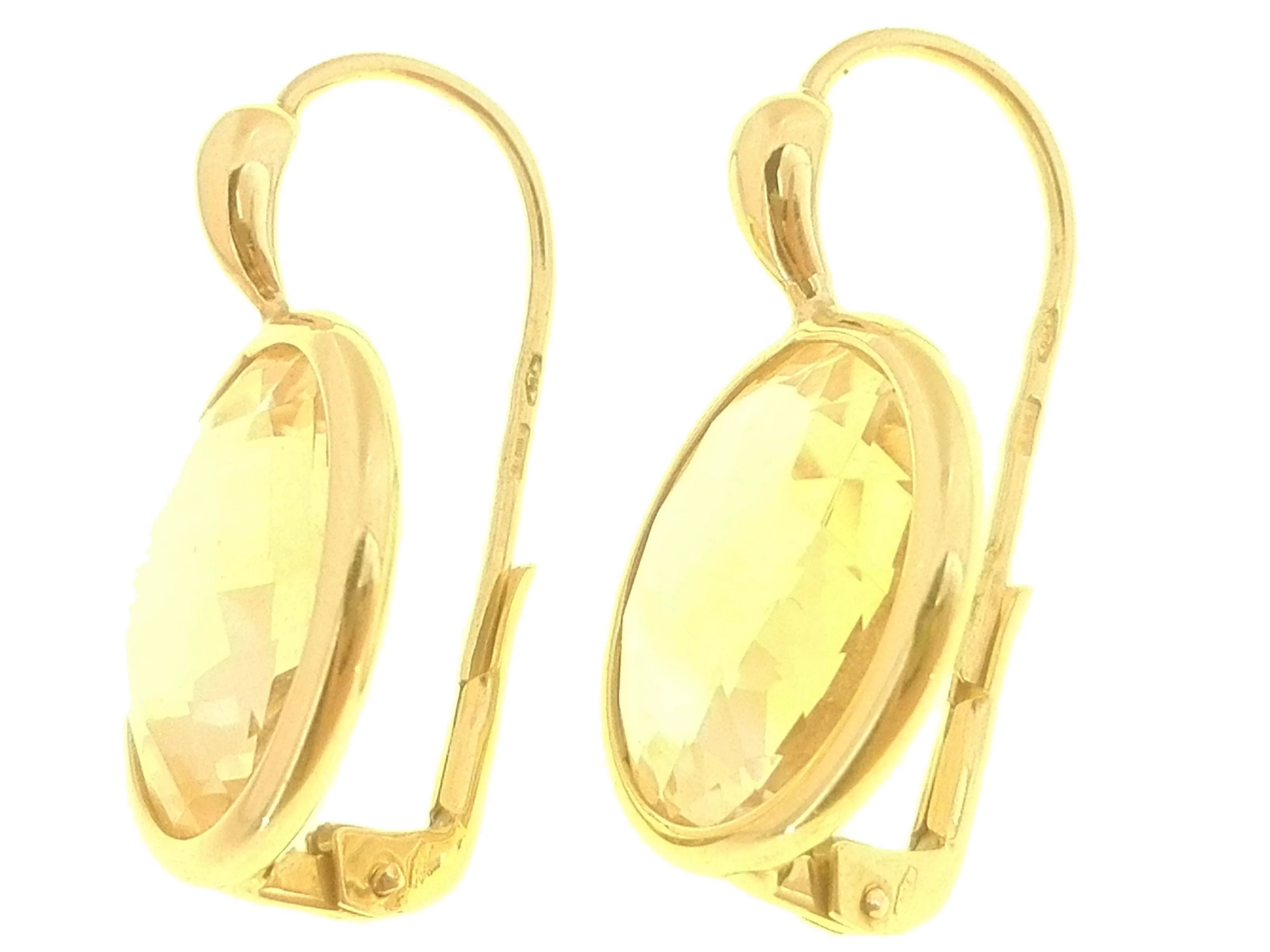 Orecchini Monachella Monachina Donna Oro Giallo 18 kt Carati Ct 750 7,50 Gr - immagine 3