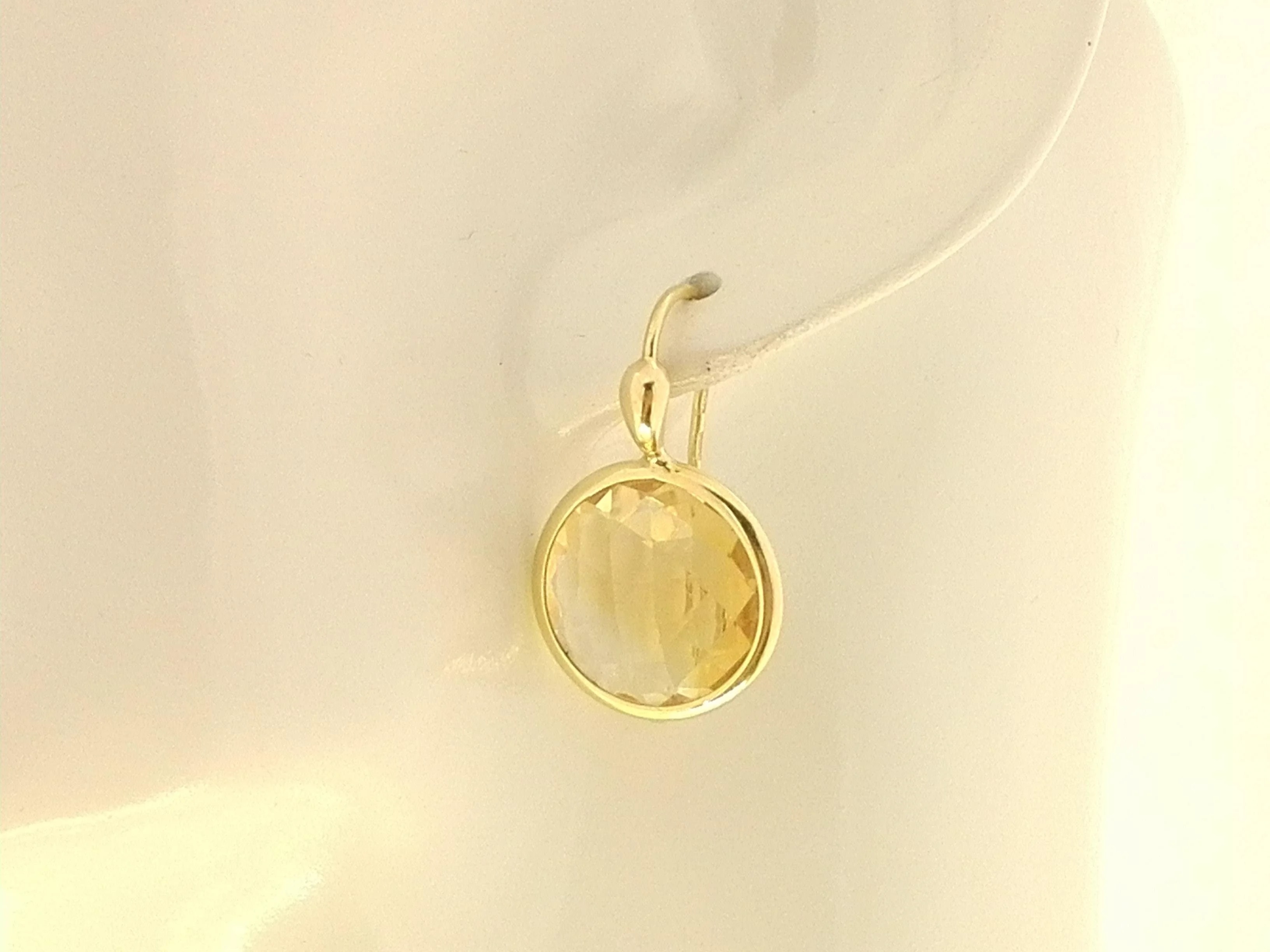 Orecchini Monachella Monachina Donna Oro Giallo 18 kt Carati Ct 750 7,50 Gr - immagine 2