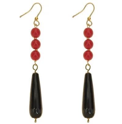 Orecchini Pendenti Donna Oro Giallo 18 kt Carati Ct 750 5,9 Gr - immagine 2