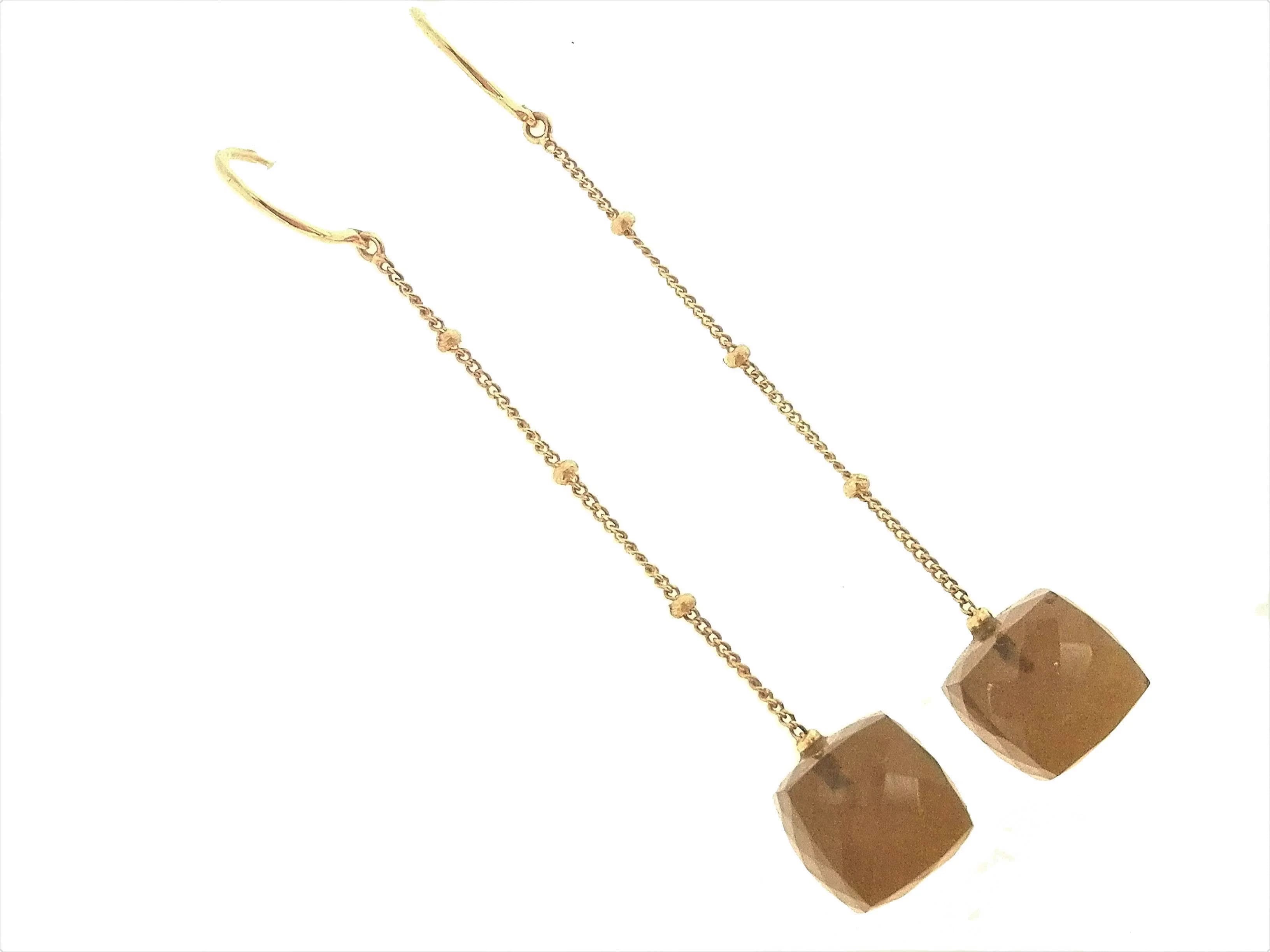 Oreccini Donna Pendenti Oro Giallo 18 kt Carati Ct 750 COMETE GIOIELLI